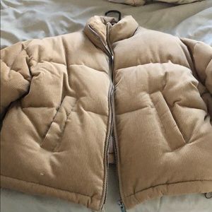 Puffy beige jacket